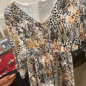 Banyan tree fall dress.